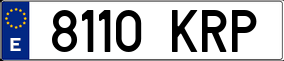 Truck License Plate